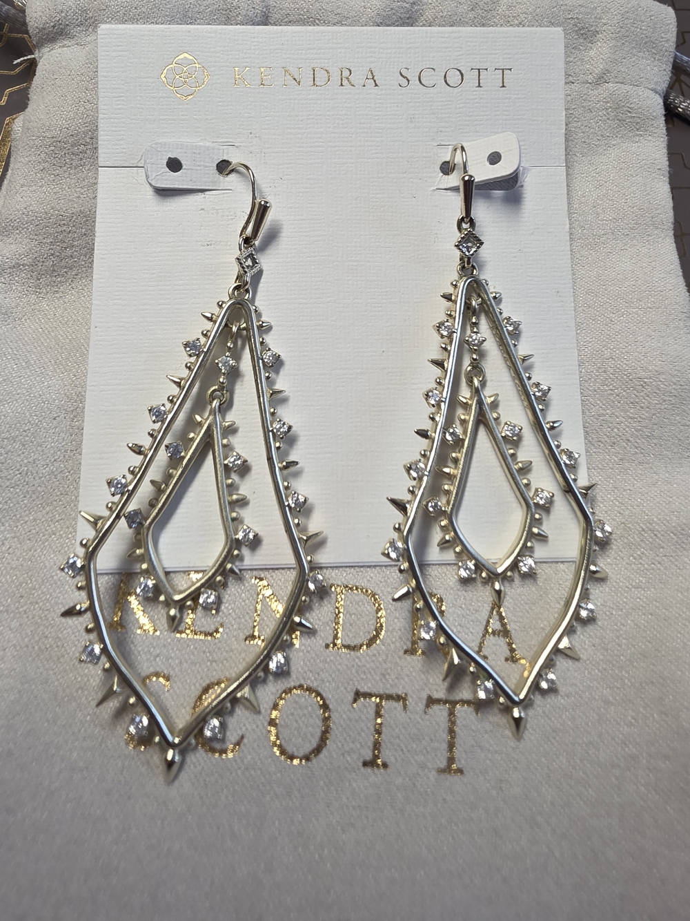 Kendra Scott Gold Alice Earrings